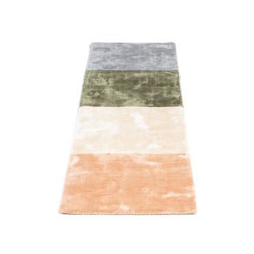 Runner Viscose Rug - 157 x 42 cm - multicolored