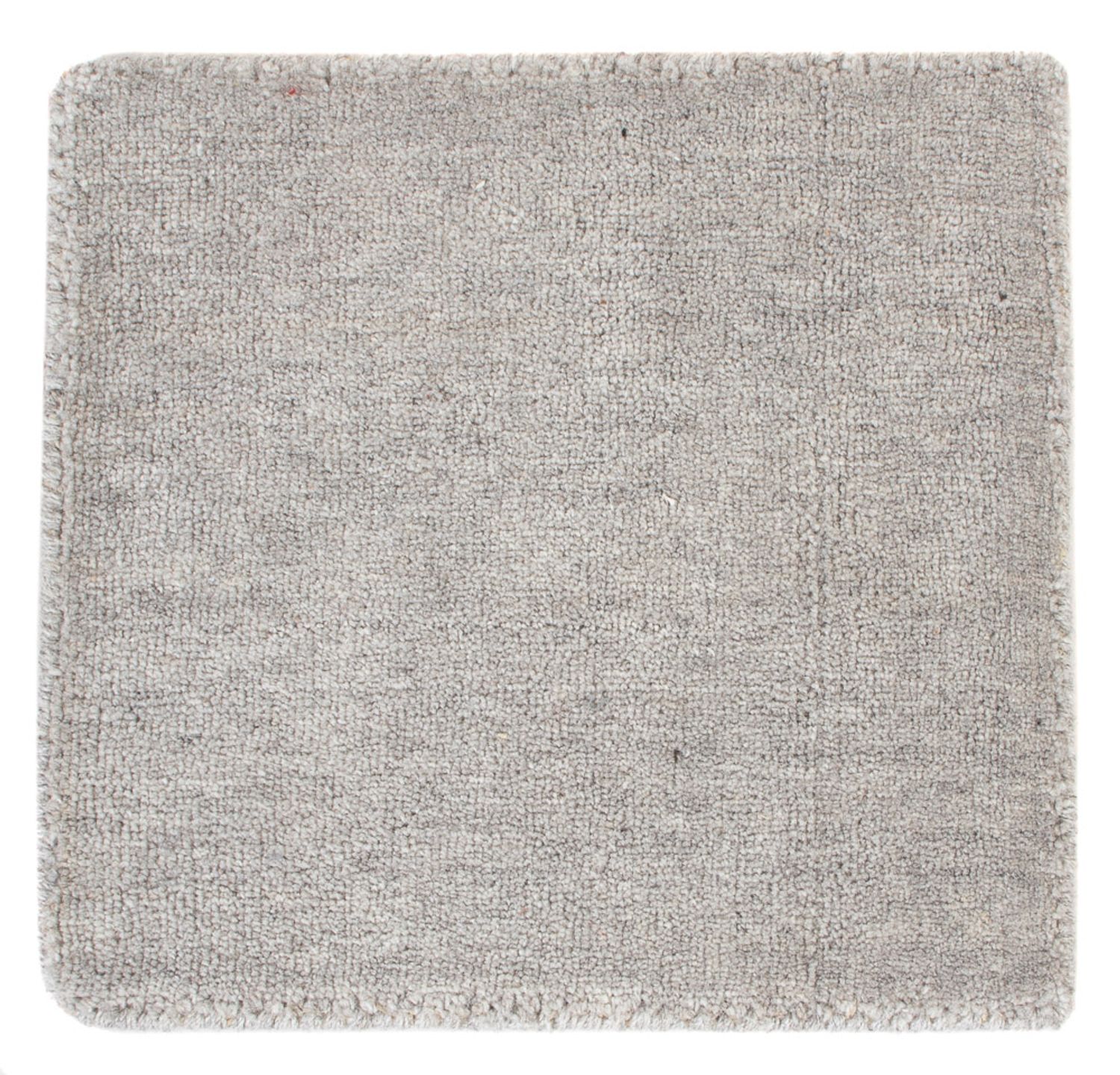 Wool Rug square  - 33 x 30 cm - grey