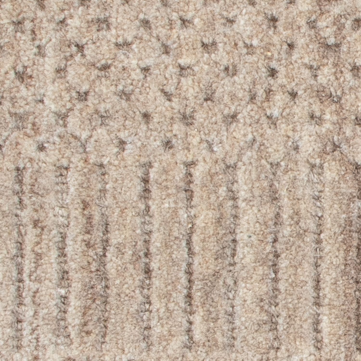 Wool Rug square  - 30 x 30 cm - brown