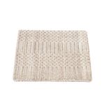 Wool Rug square  - 30 x 30 cm - brown