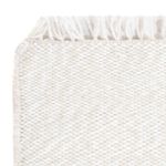 Wool Rug square  - 34 x 31 cm - white