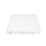 Wool Rug square  - 34 x 31 cm - white