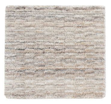 Wool Rug square  - 33 x 30 cm - light grey