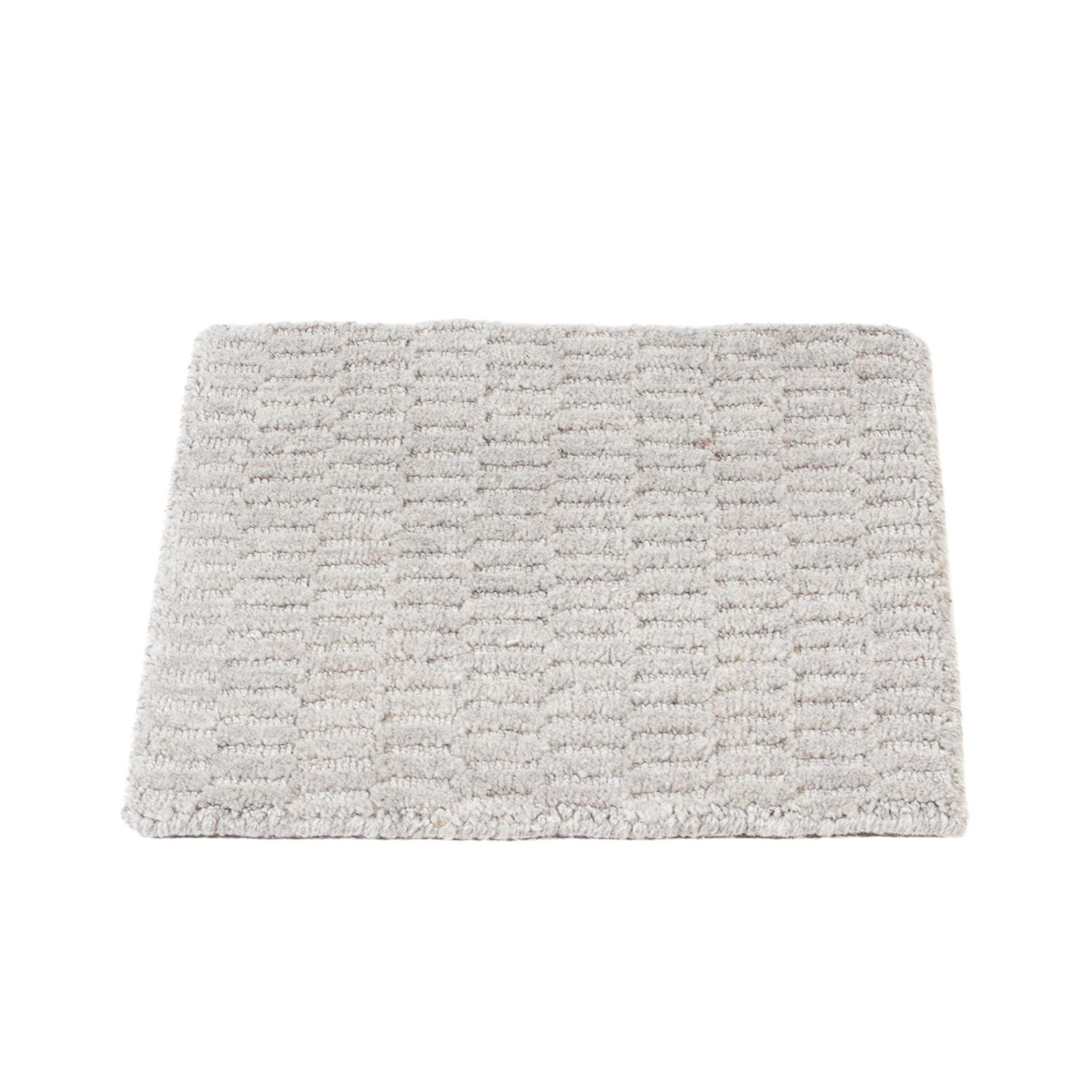 Wool Rug square  - 32 x 32 cm - grey