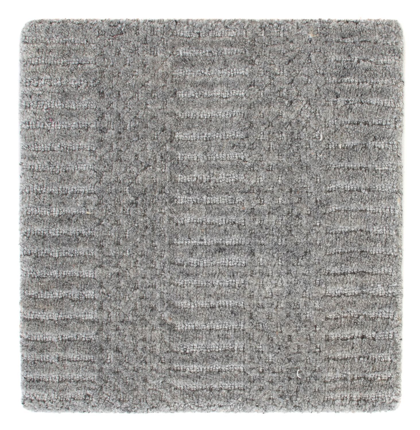 Wool Rug square  - 32 x 32 cm - dark grey