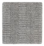 Wool Rug square  - 32 x 32 cm - dark grey