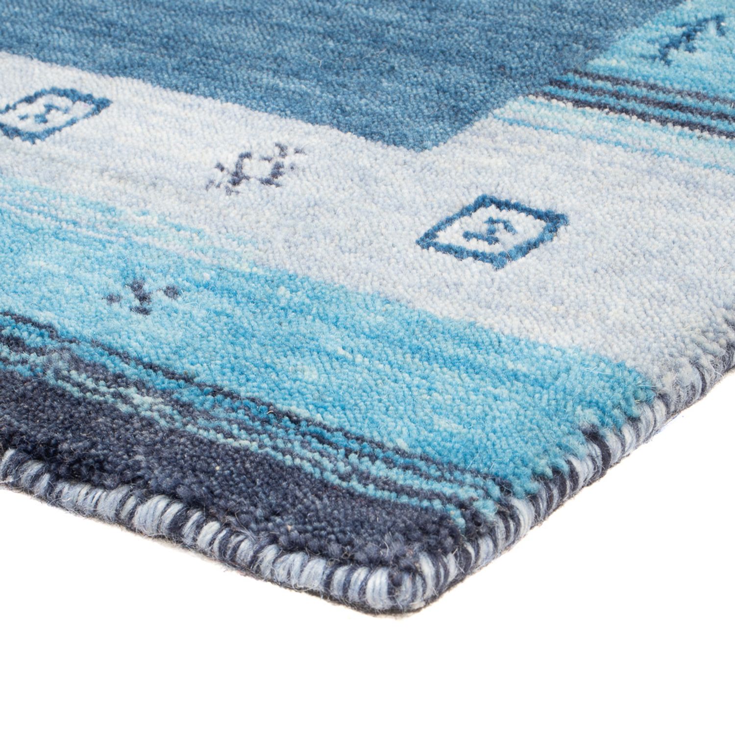 Gabbeh Rug - Indus - 140 x 70 cm - blue