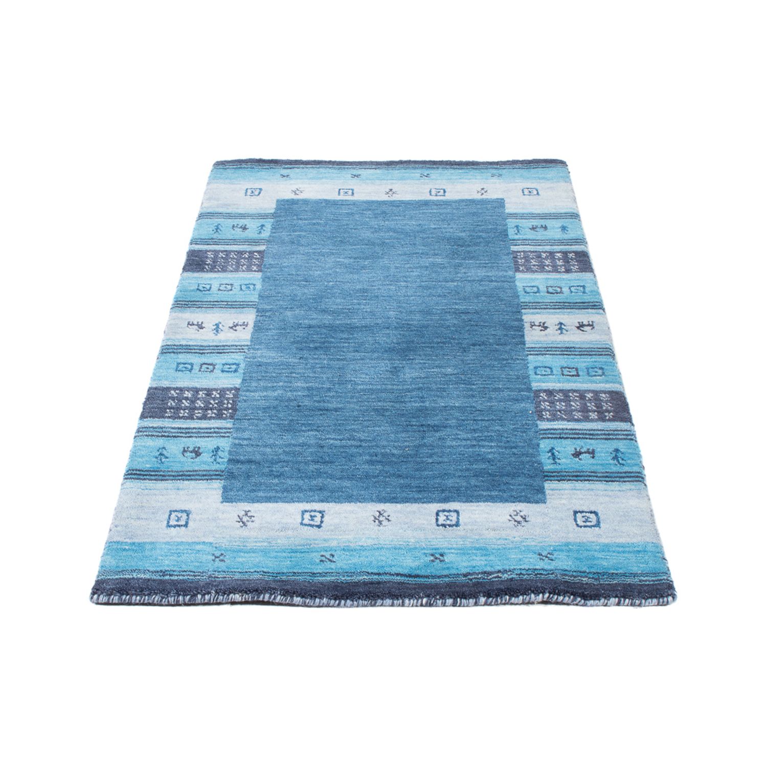 Gabbeh Rug - Indus - 140 x 70 cm - blue