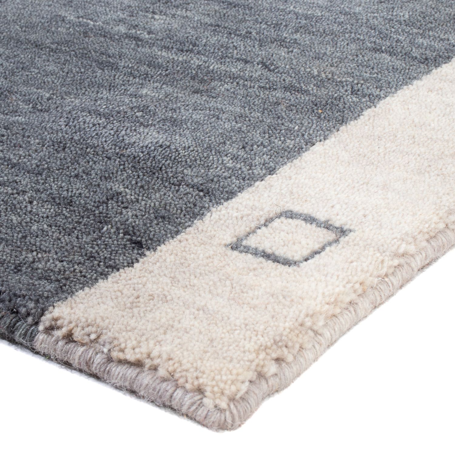 Gabbeh Rug - Indus - 140 x 70 cm - grey