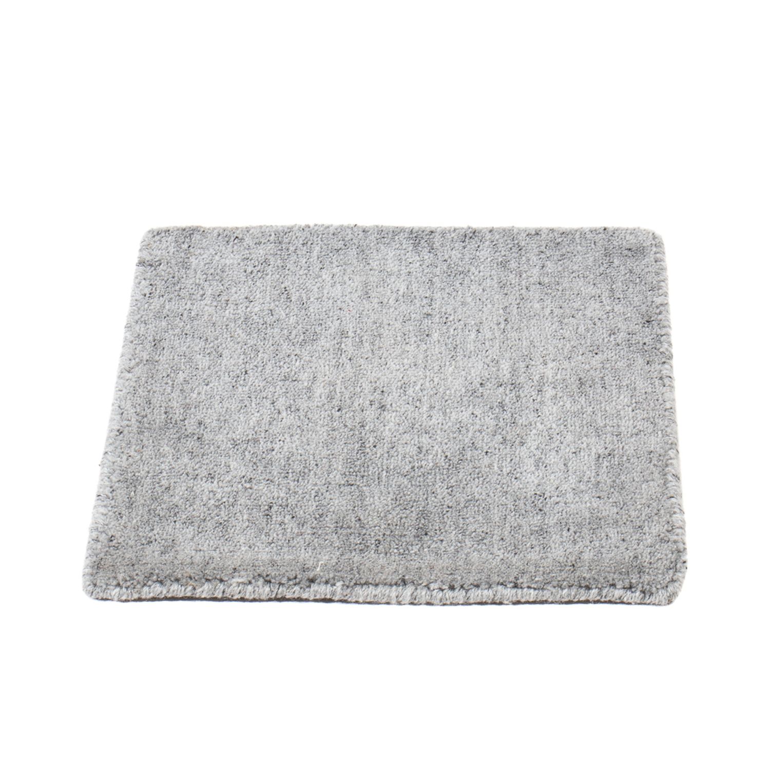 Wool Rug square  - 30 x 30 cm - grey