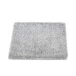 Wool Rug square  - 30 x 30 cm - grey