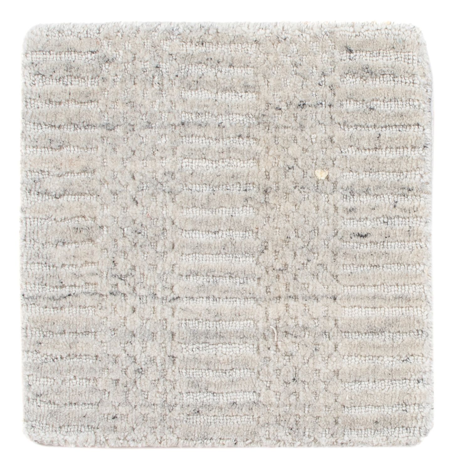 Wool Rug square  - 30 x 30 cm - light grey