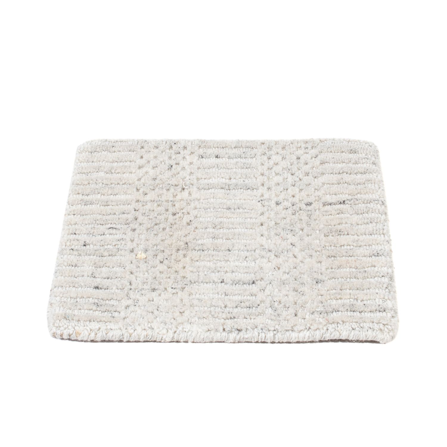 Wool Rug square  - 30 x 30 cm - light grey