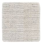 Wool Rug square  - 30 x 30 cm - light grey