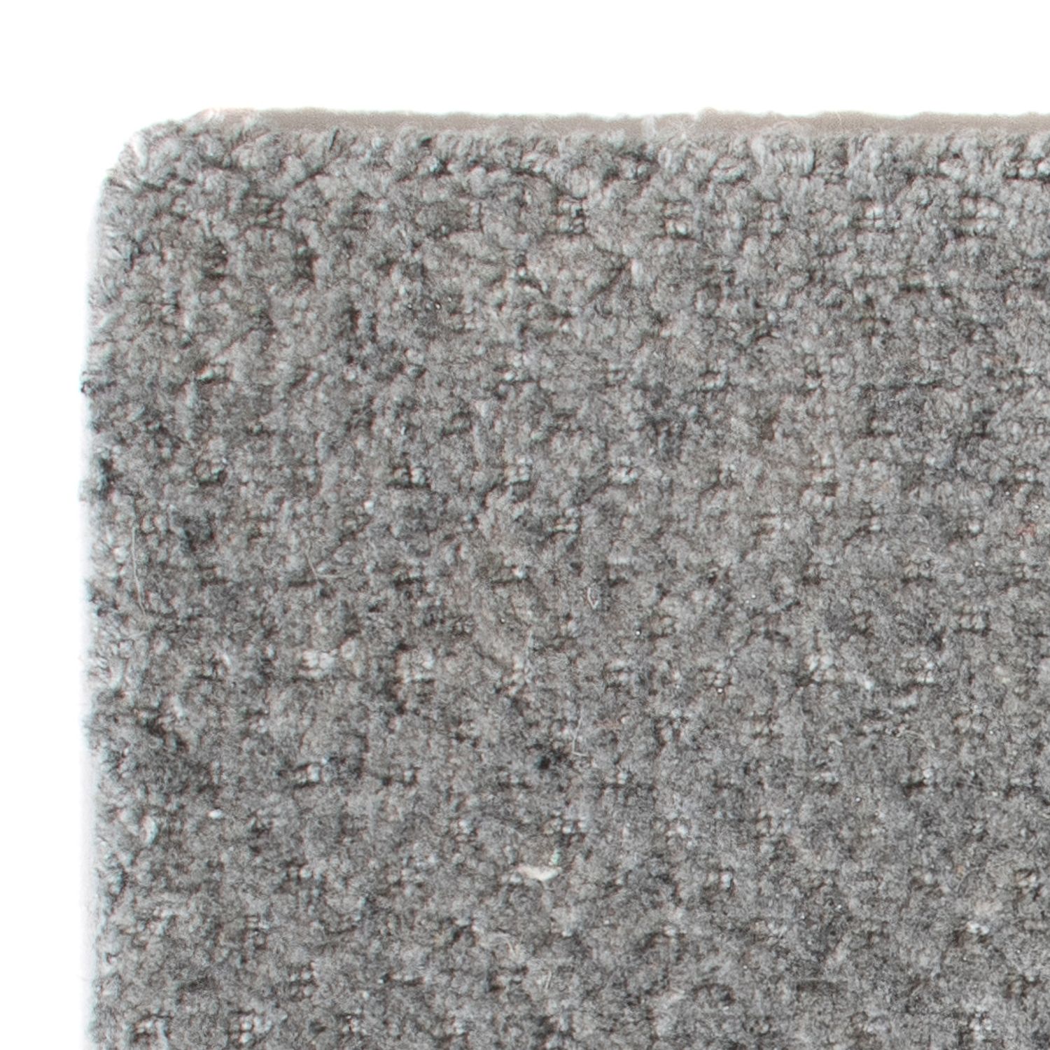 Wool Rug square  - 30 x 30 cm - grey