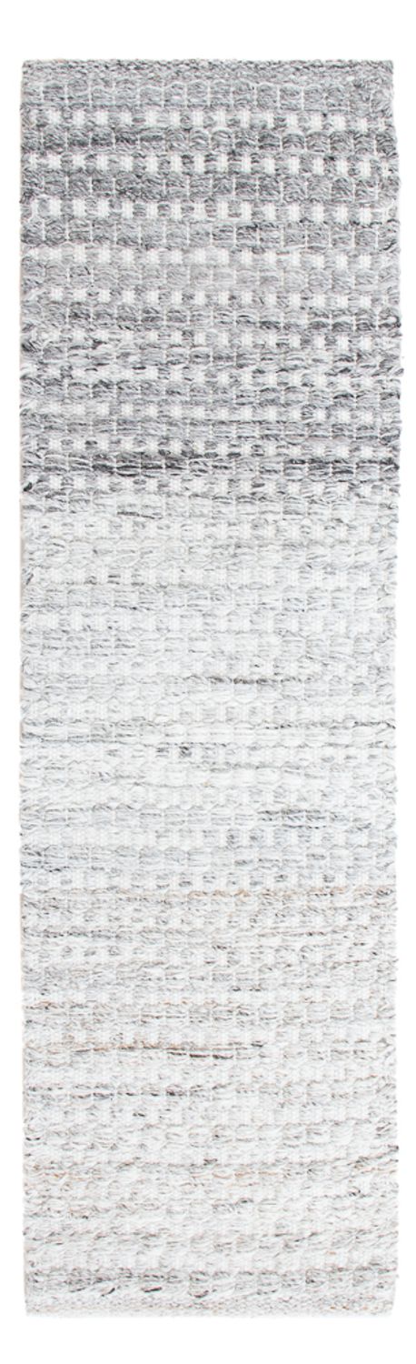 Runner Wool Rug - 104 x 33 cm - light grey