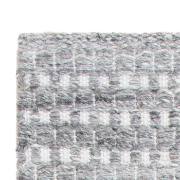 Runner Wool Rug - 104 x 33 cm - light grey