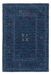 Wool Rug - 90 x 60 cm - dark blue