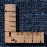 Wool Rug - 90 x 60 cm - dark blue