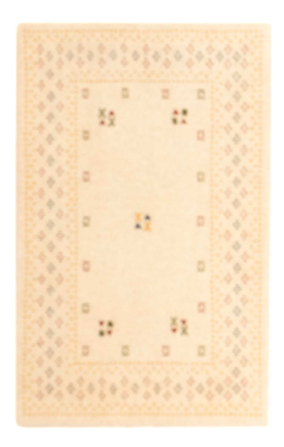 Gabbeh Rug - Loribaft Softy - 90 x 60 cm - beige