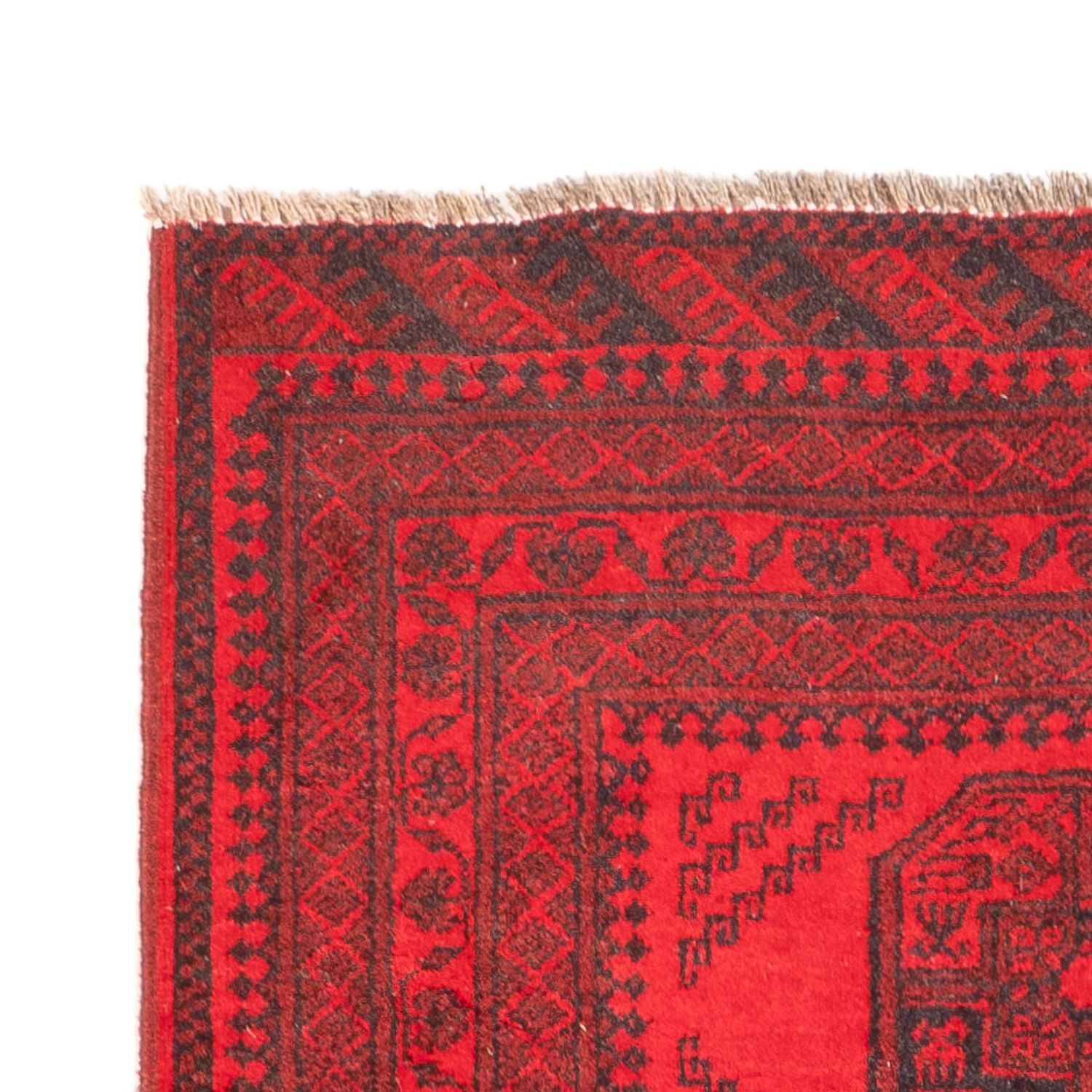 Afghan Rug - Filpa - 155 x 100 cm - red