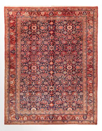 Perser Rug - Nomadic - 300 x 250 cm - dark red