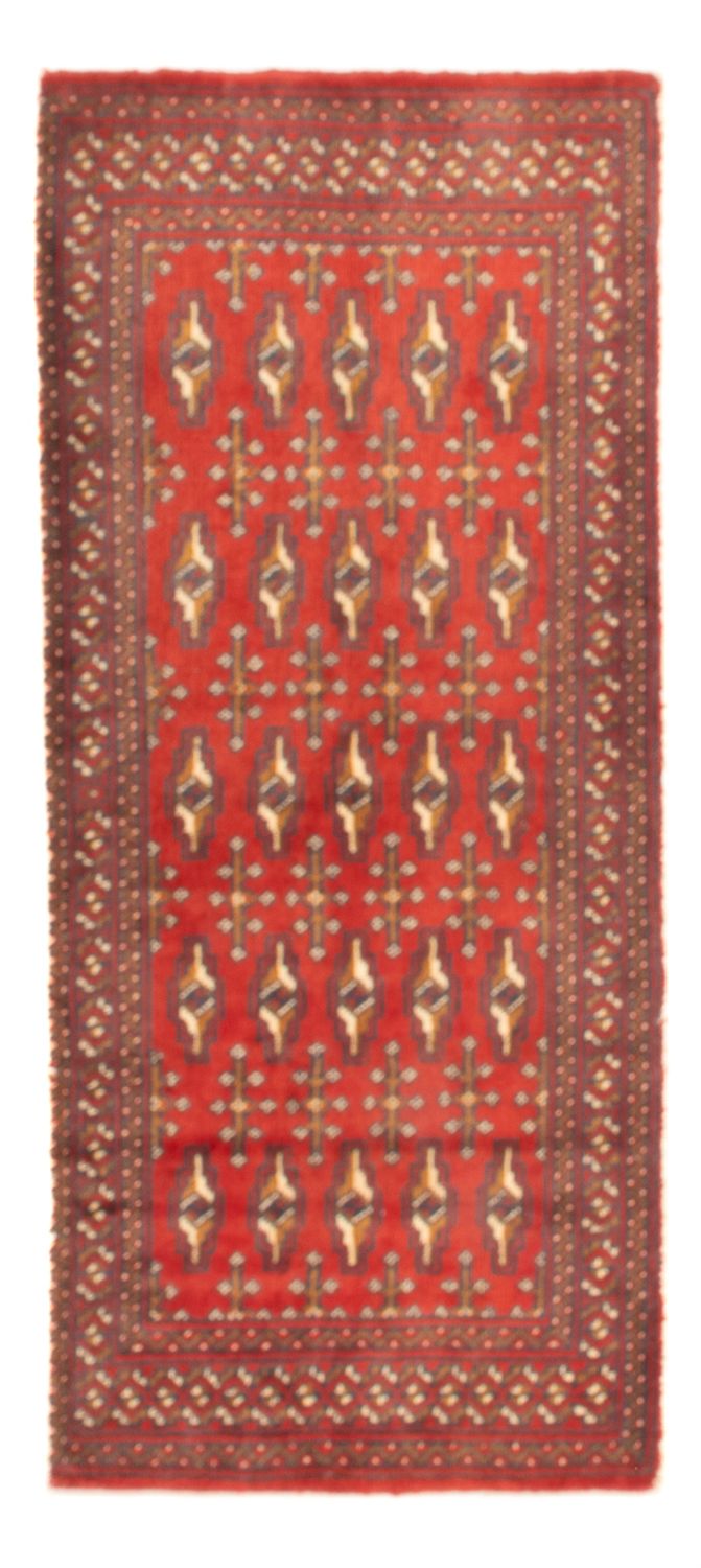 Turkaman Rug - 130 x 60 cm - light red