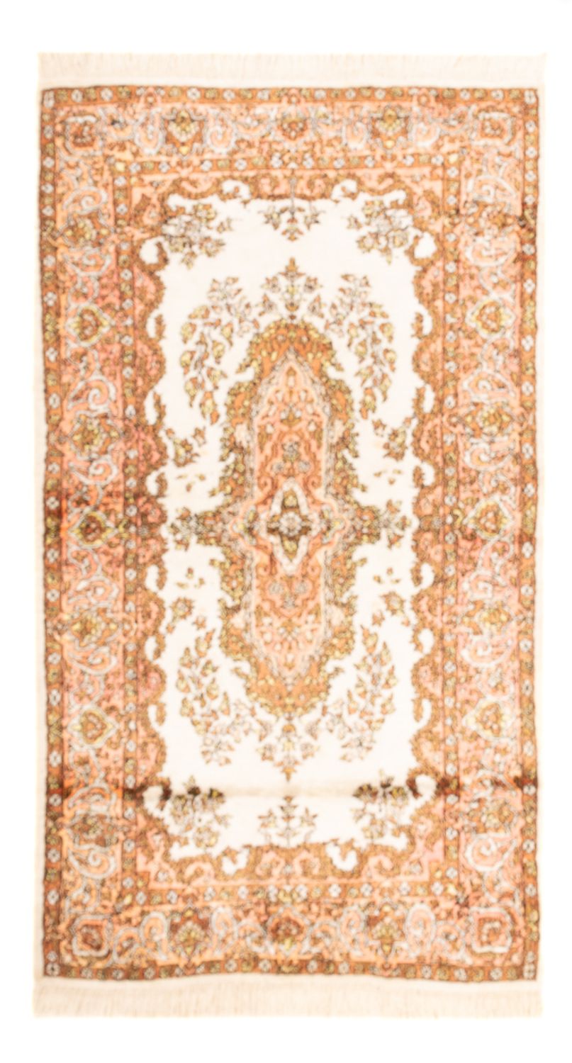 Silk Rug - Kashmir Silk - 158 x 93 cm - beige