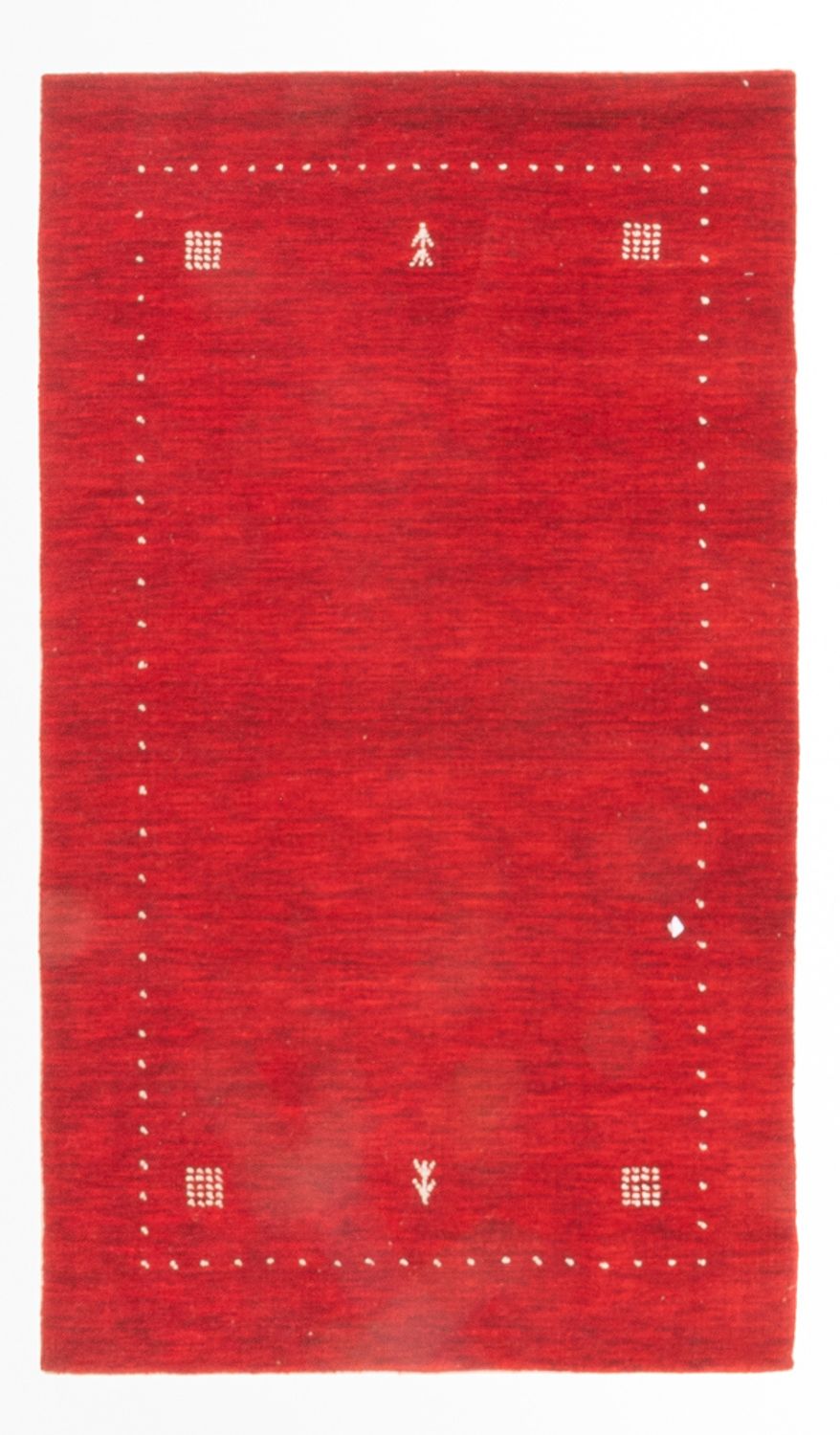 Gabbeh Rug - Softy - 154 x 95 cm - red