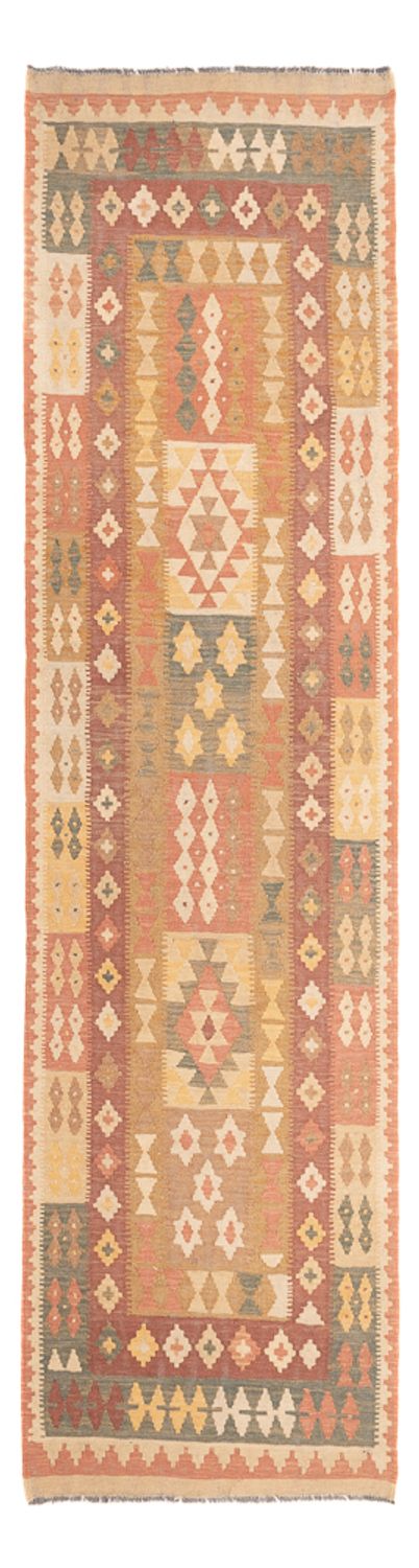 Runner Kelim Rug - Splash - 315 x 95 cm - light beige