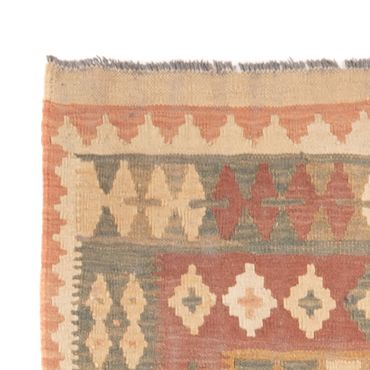 Runner Kelim Rug - Splash - 315 x 95 cm - light beige