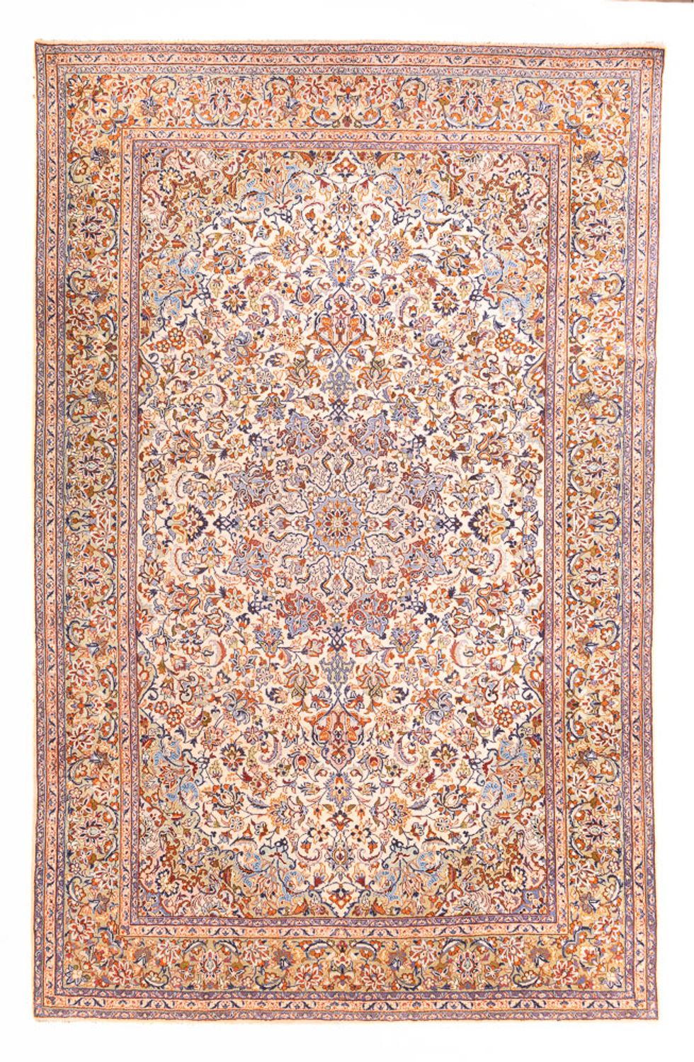 Perser Rug - Keshan - 410 x 280 cm - dark beige