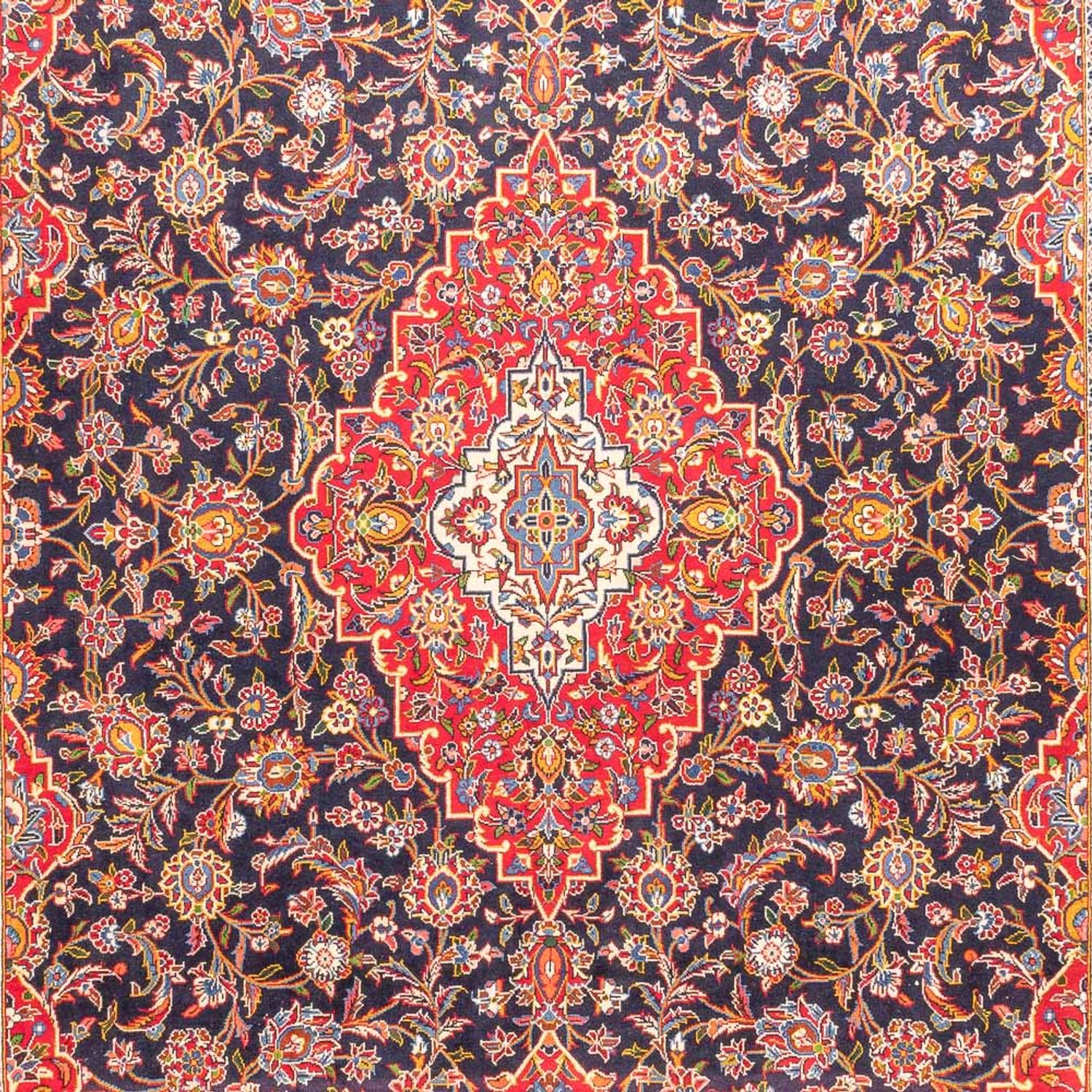 Perser Rug - Keshan - 445 x 310 cm - dark blue