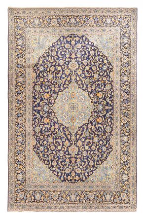 Perser Rug - Keshan square  - 410 x 395 cm - dark blue