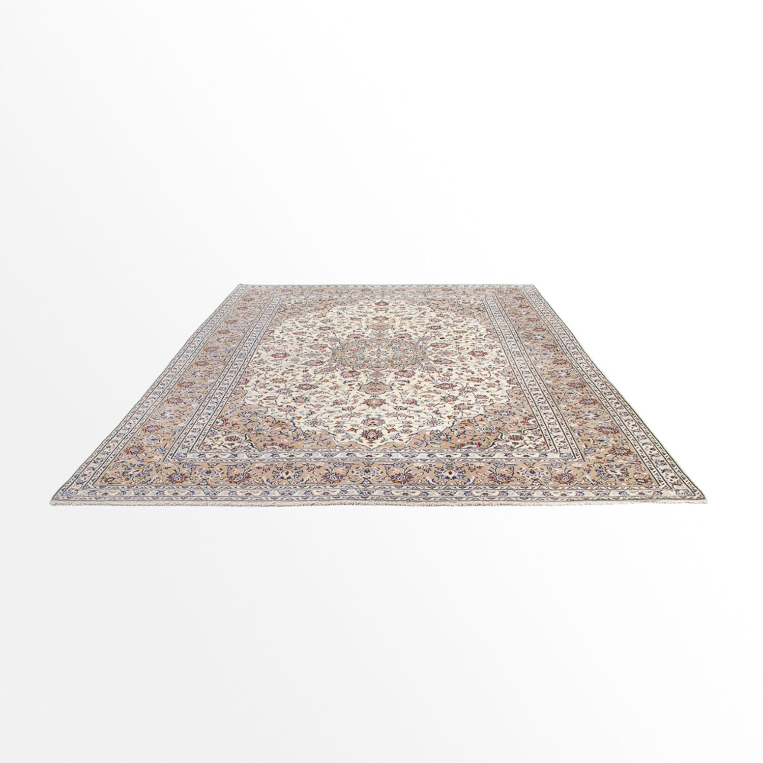 Perser Rug - Keshan - 351 x 245 cm - beige