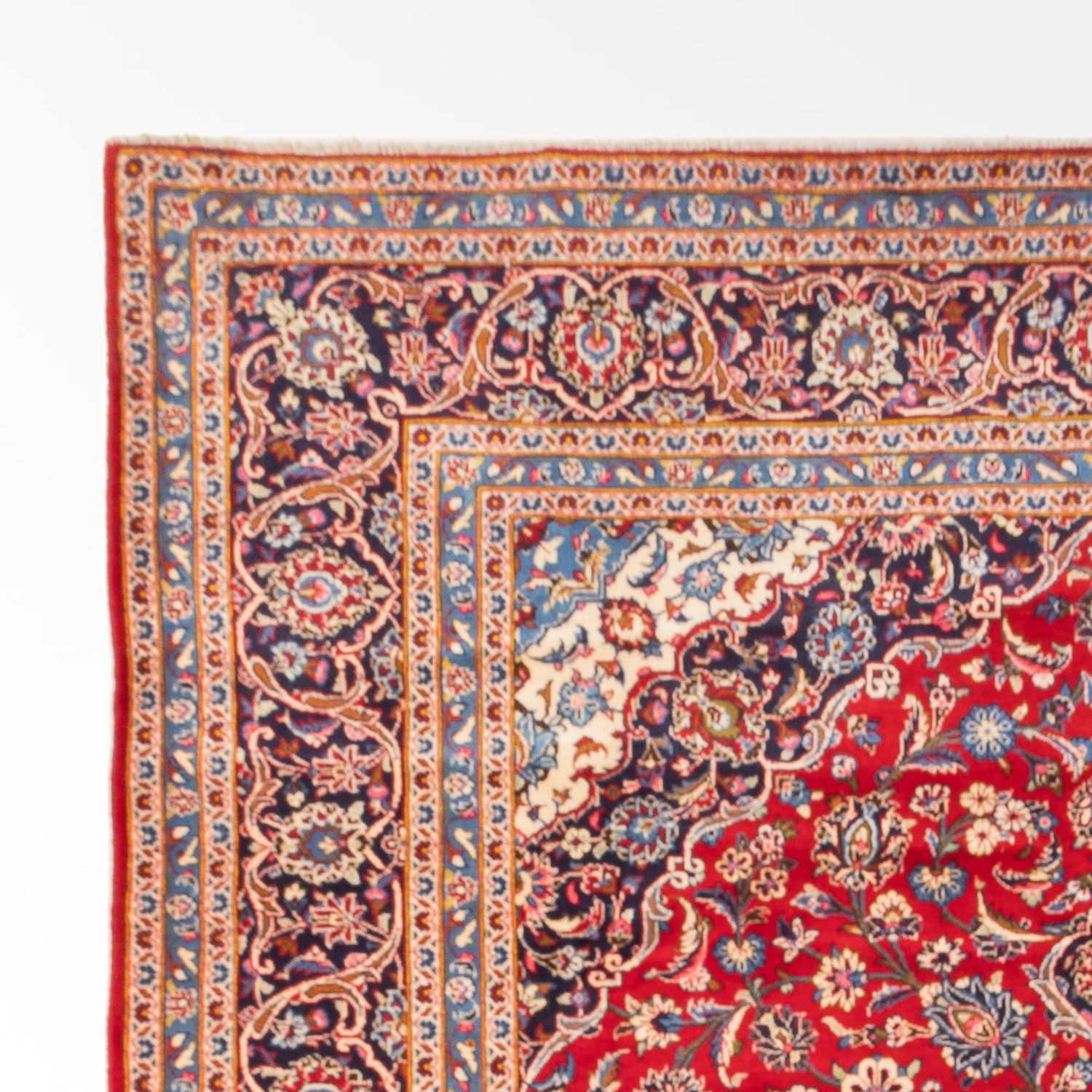 Perser Rug - Keshan - 350 x 250 cm - red