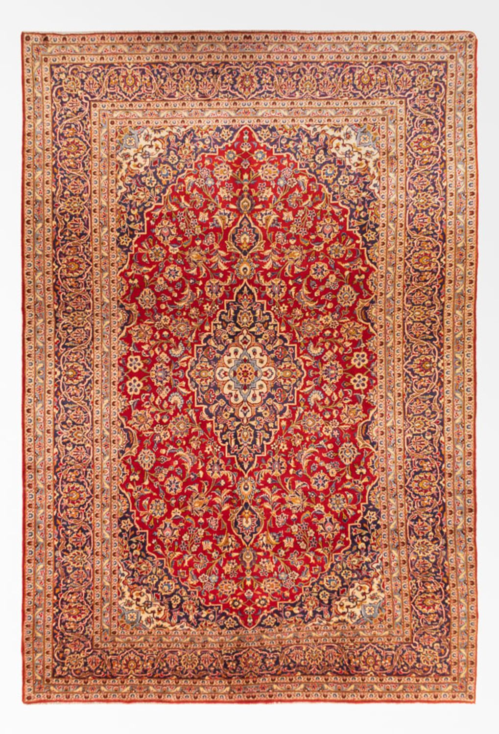 Perser Rug - Keshan - 368 x 246 cm - red