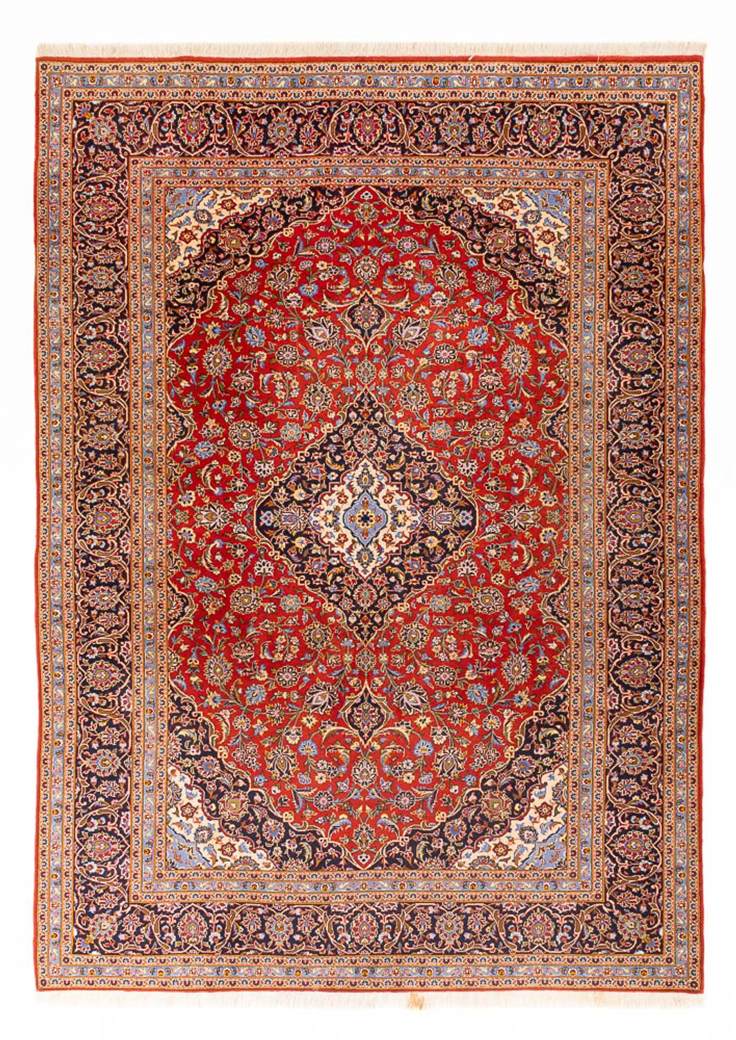 Perser Rug - Keshan - 294 x 200 cm - red