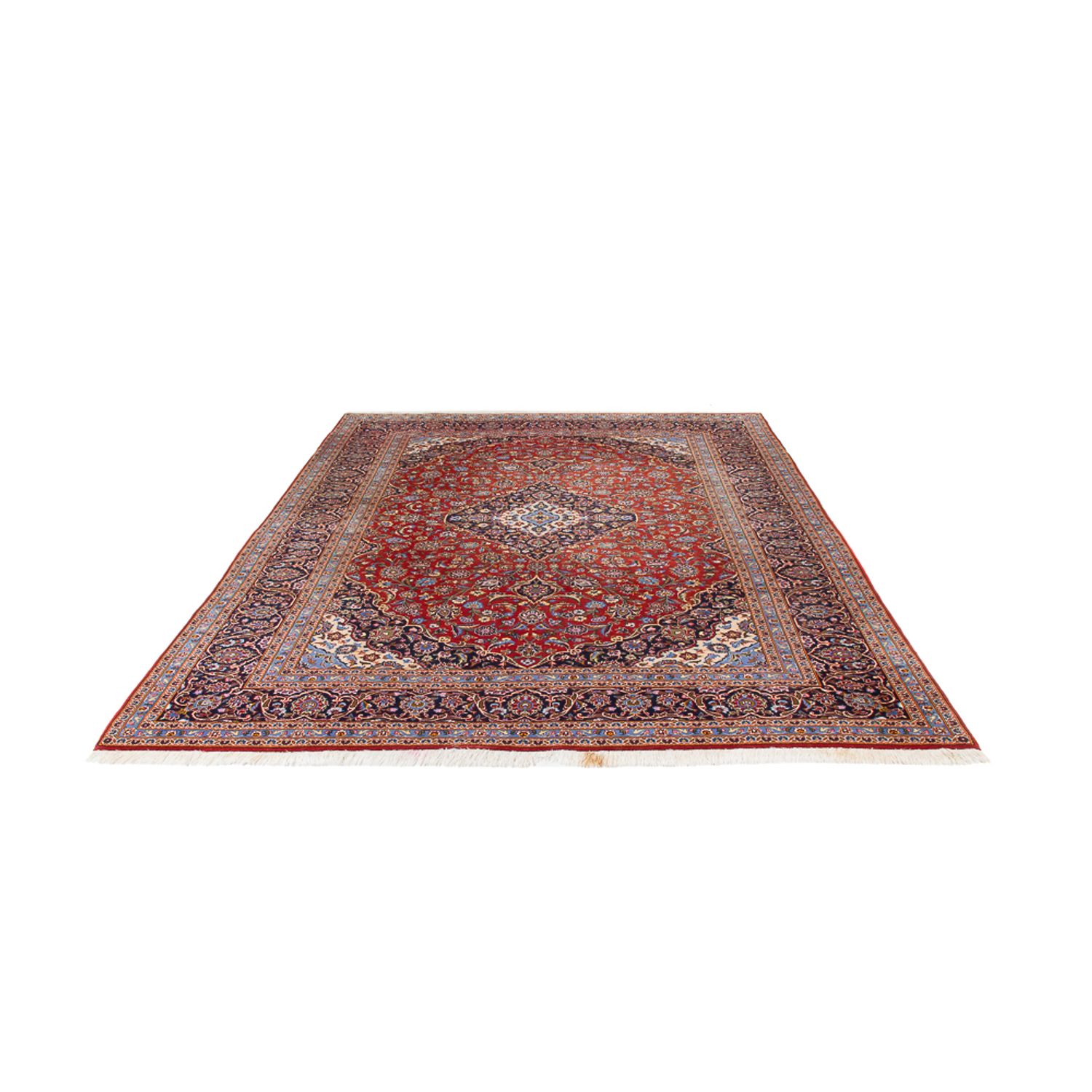 Perser Rug - Keshan - 294 x 200 cm - red