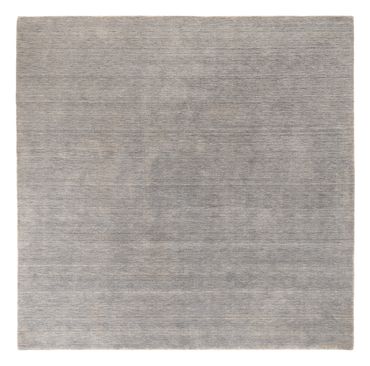 Gabbeh Rug - Loribaft Indus square  - 250 x 250 cm - light grey