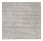 Gabbeh Rug - Loribaft Indus square  - 200 x 200 cm - light grey