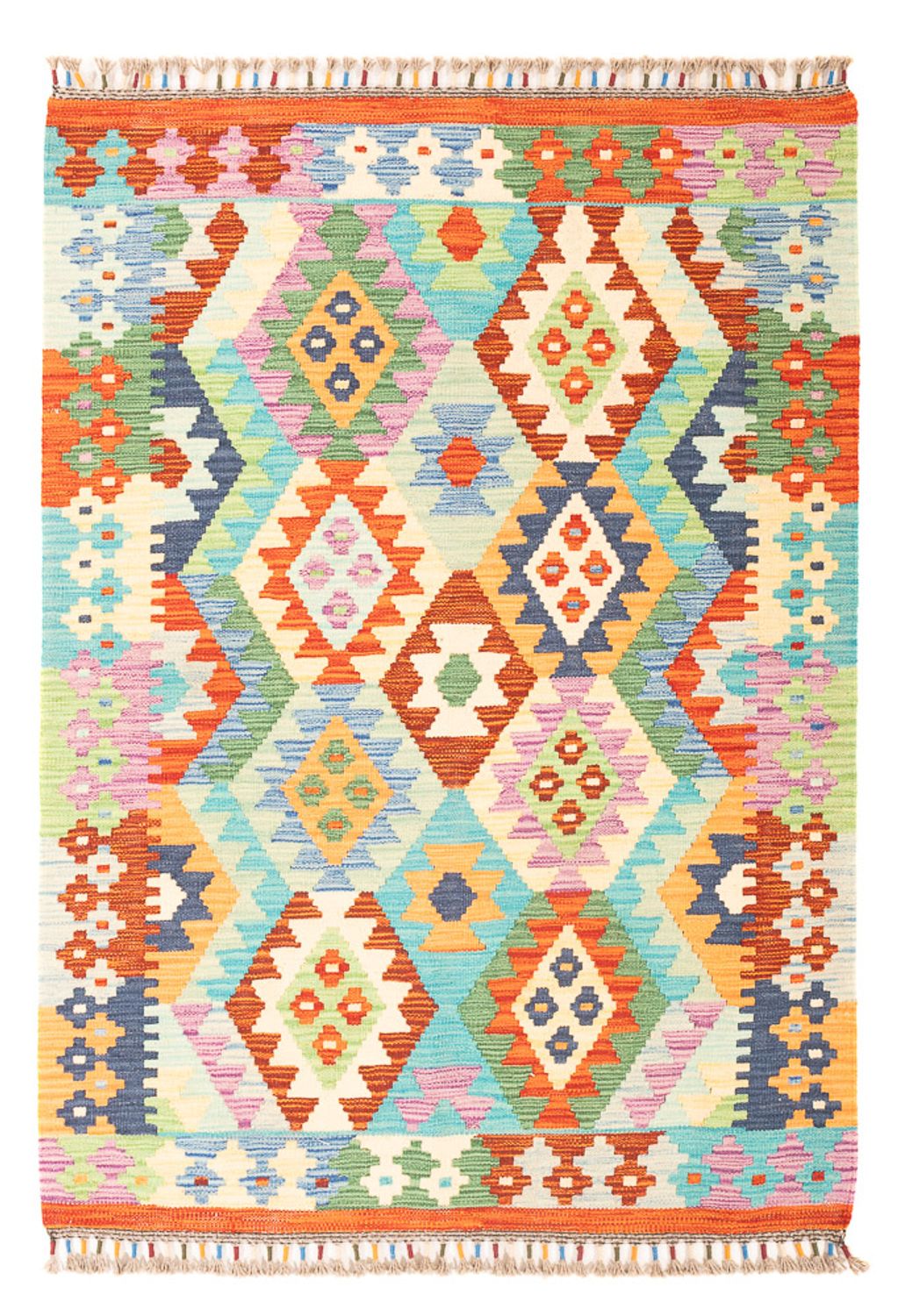 Kelim Rug - Splash - 165 x 100 cm - multicolored