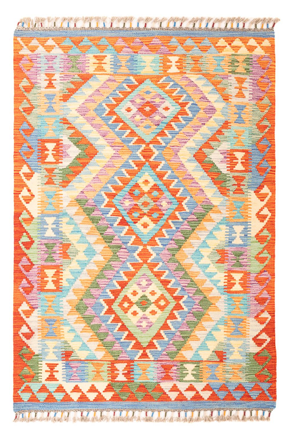 Kelim Rug - Splash - 165 x 100 cm - multicolored