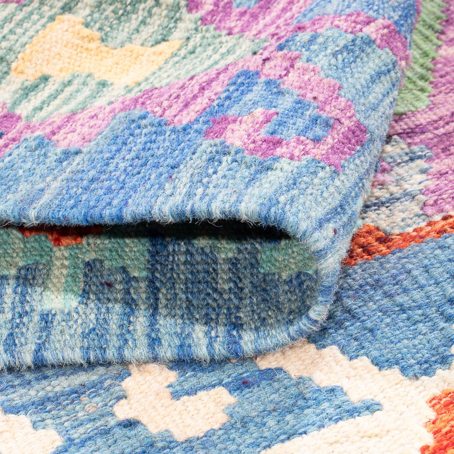 Kelim Rug - Splash - 165 x 100 cm - multicolored