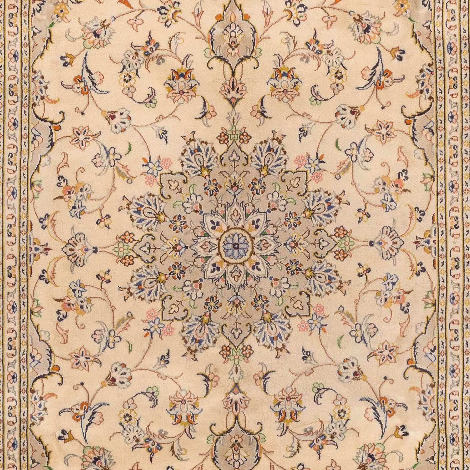 Perser Rug - Keshan - 295 x 194 cm - light beige