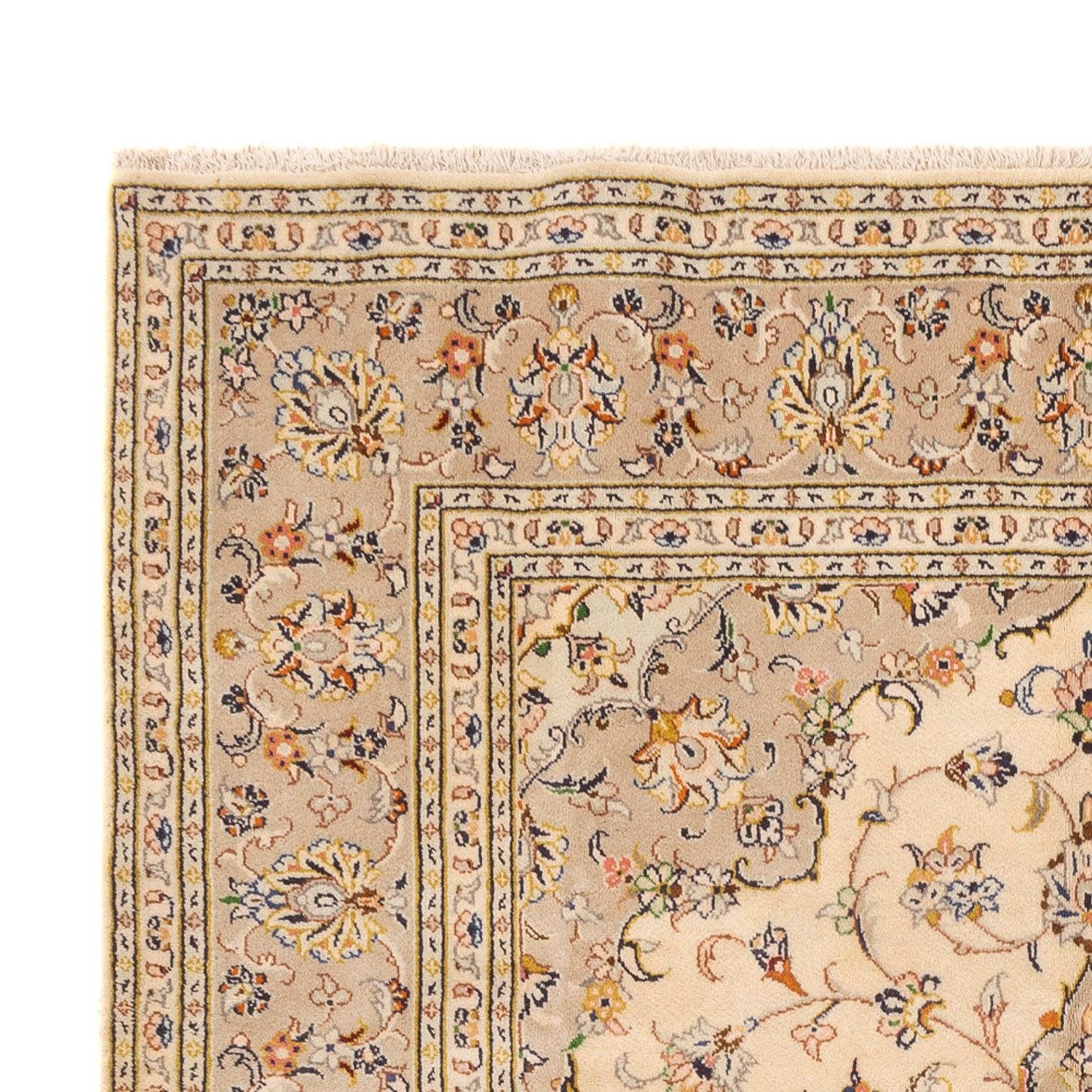 Perser Rug - Keshan - 295 x 194 cm - light beige