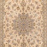 Perser Rug - Keshan - 295 x 194 cm - light beige