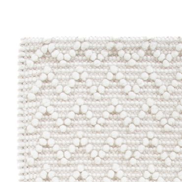 Wool Rug - 94 x 62 cm - light grey