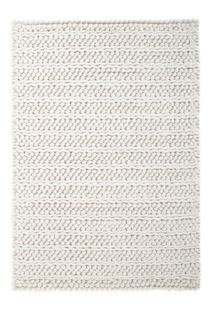 Wool Rug - 95 x 63 cm - light grey