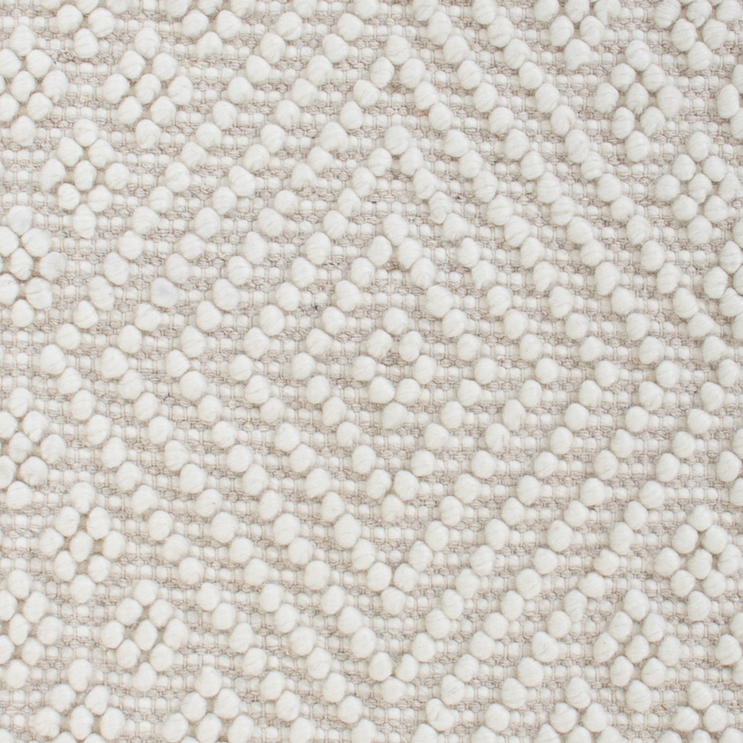 Wool Rug - 96 x 62 cm - light grey